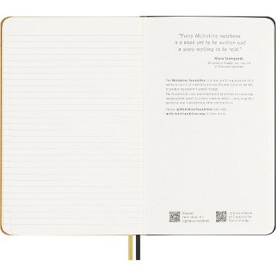 Moleskine 176pg Ruled Large Journal 8.29"x5.12" Year of the Dragon: Hard Cover, Elastic Band,