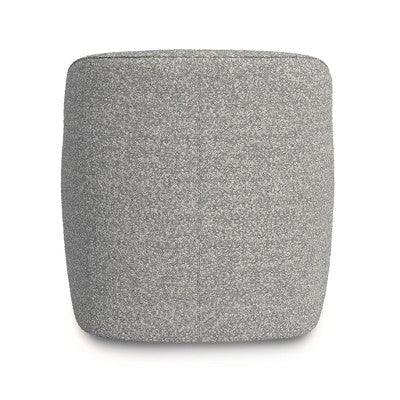 HomePop Upholstered Swivel Accent Chair White/Gray Boucle (LOCAL PICKUP ONLY)