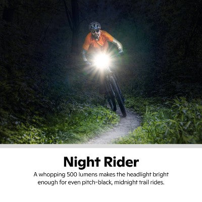 Schwinn 500 Lumen Light Set Bike Accessory Mount - Black