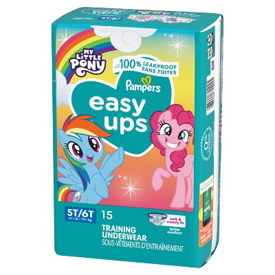 Pampers Easy Ups Girls' My Little Pony Disposable Training Underwear - 5T-6T - 15ct
