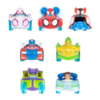 Spidey and His Amazing Friends Diecast Amazing Metal Water Webs Vehicle - 7pk