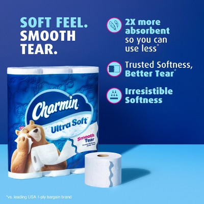 Charmin Ultra Soft Bath Septic-Safe Toilet Paper - 6 Mega XXL Rolls