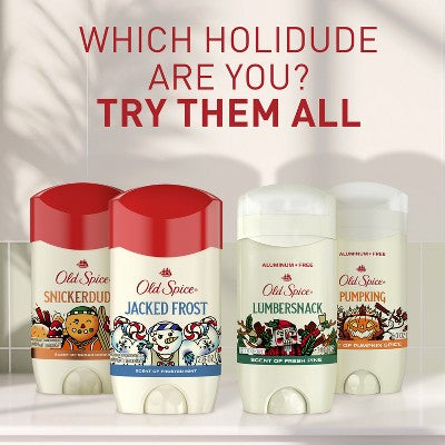 Old Spice Holidudes Antiperspirants and Deodorant - Snickerdudel - 2.6oz
