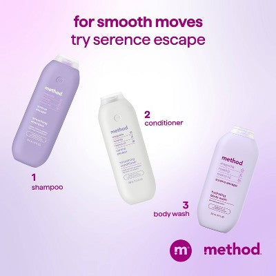 Method Serene Escape Smoothing Conditioner Sulfate & Silicone Free - 13.5 fl oz: Moisturizing, For Dry Hair, Paraben-Free