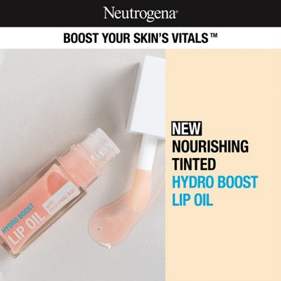 Neutrogena Hydro Boost Lip Oil - Light Pink - 0.2 fl oz
