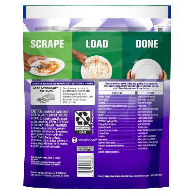 Cascade Platinum Plus Action Pacs Dishwasher Detergent - Fresh - 40ct