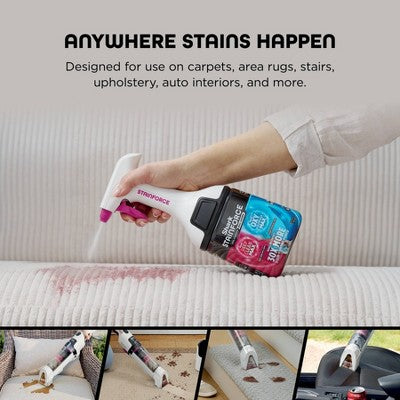 Shark StainForce Dual-Formula Refill Cartridge Value 2pk Stain & Odor Remover 2x 16.9oz - BNDHXCM500
