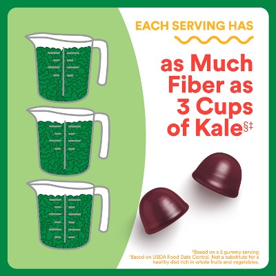 SmartyPants Kids Fiber & Veggies Gummies for Digestive Health, Mixed Berry - 60ct