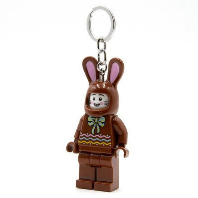 LEGO Minifigures Keychain Light - Chocolate Bunny: Batteries Included, ABS Material, 1 Figure