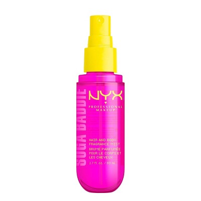 NYX Professional Makeup Hair & Body Fragrance Mist Spray- Suga Baddie - 2.7 fl oz