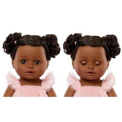 BABY Born 14'' Birthday Doll - Dark Brown Eyes: Curly Black Hair, Soft Body, Home and Family Theme