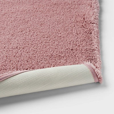24"x60" Spa Plush Bath Rug Mauve - Threshold