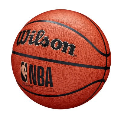 Wilson NBA Forge S7 Basketball - Brown: Synthetic Leather, Age 12+, Butyl Bladder