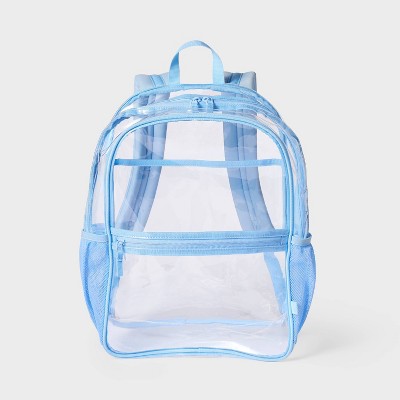 16.25" Clear Backpack - All In Motion Light Blue