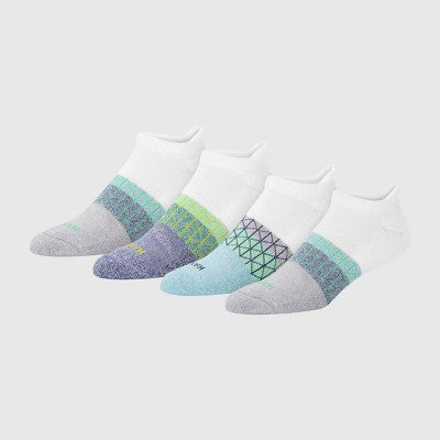 Hanes Men's 3pk +1 Absolute Active Cushioned Heel Shield Socks - Heathered White 6-12: Cotton Blend, Arch Support, Seamless Toe