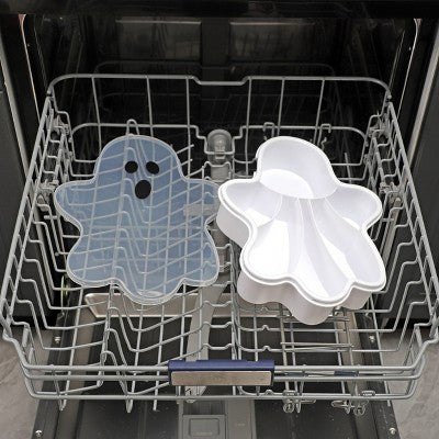 Cook With Color Figural Ghost Halloween Snackle Box Food Storage Container