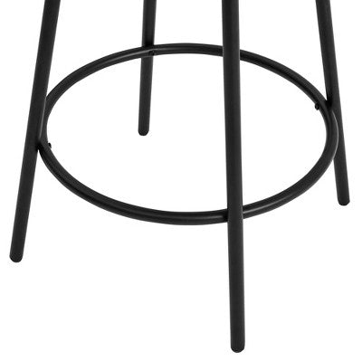 Spruce&Spring Swivel Counter Height Bar Stool with Metal Legs,, Light Grey  Fabric (LOCAL PICKUP ONLY)