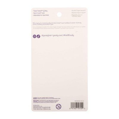 Goody Sport Pre-Wrap Silicone Headband - Blue/Black - 2pk