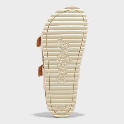 Girls' Drew Footbed Sandals - Cat & Jack Pink 4