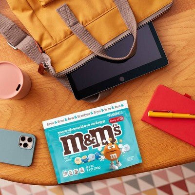 M&M's White Chocolate Marshmallow Crispy Sharing Chocolate Candies - 7.40oz
