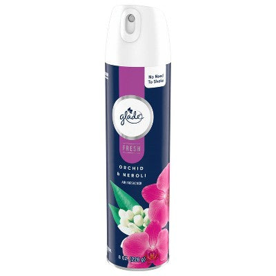 Glade Fresh Aerosol Room Air Freshener - Orchid & Neroli - 8oz