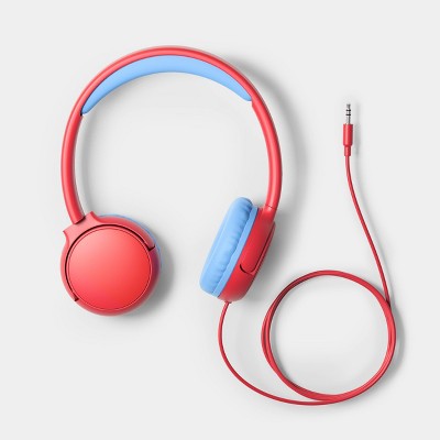 Wired Kids' Headphones Crimson - heyday
