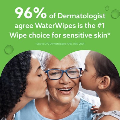 WaterWipes Sensitive+ Hydrating Boost Wipes, 3-In-1 Cleans, 99% Water with Aloe Vera, Unscented & Hypoallergenic Baby Wipes - 240ct