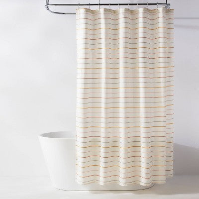 Fabric Thin Striped Shower Curtain - Room Essentials