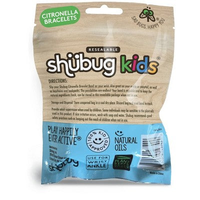 Shubug 5pk Kids Insect Repellent Citronella Bracelet