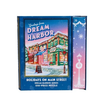 Dream Harbor Holidays on Main Street Puzzle - 250pc