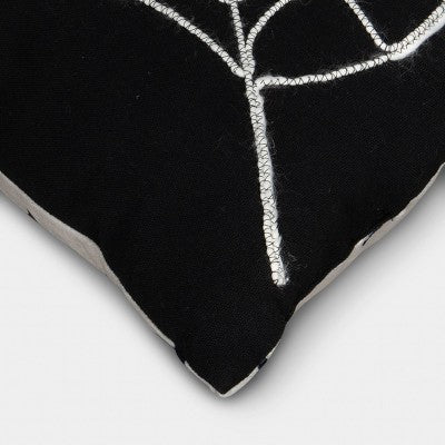 Spider Web Square Throw Pillow- Hyde and EEK! Boutique