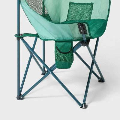 Folding Club Outdoor Portable Camping Chair Green - All In Motion (LOCAL PICKUP ONLY)