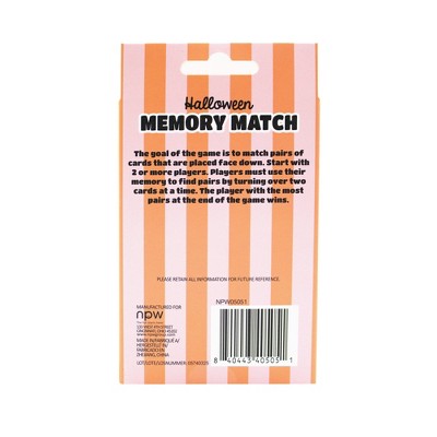 NPW Halloween Memory Match Game