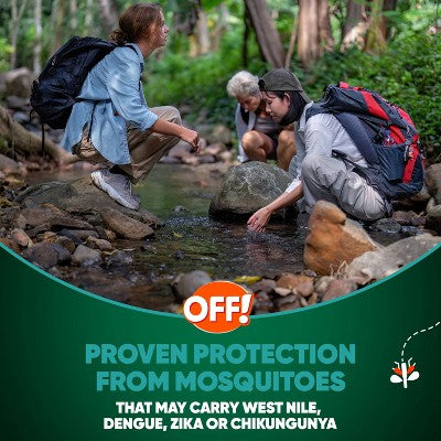OFF! Deep Woods Max Mosquito Repellent & Tick Spray, Up to 10 Hrs of Protection & Gear Safe with Picaridin - 5oz