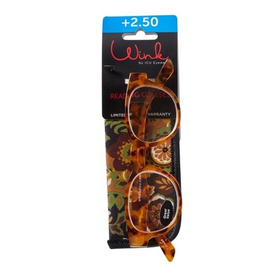 ICU Eyewear Glendale Reading Glasses - Lg. Rect. Xtal Gray +2.50