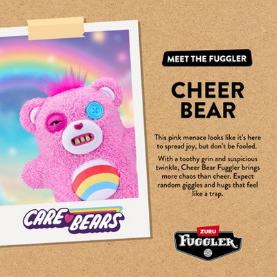 Fuggler 9" Care Bears - Cheer Bear