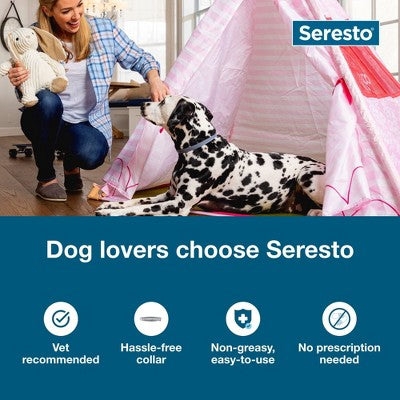 Seresto Flea & Tick Dog Insect Prevention Collar - L