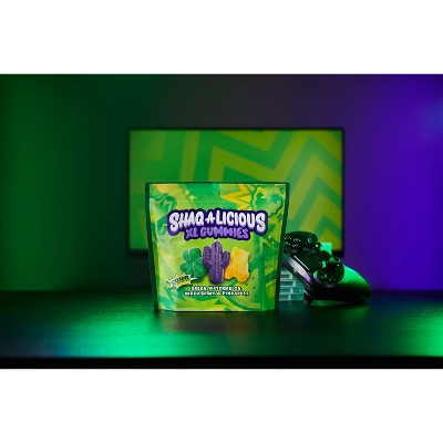 SHAQ-A-LICIOUS Sour Gummies Pouch (Pineapple - Watermelon and Mixed Berry Flavors) - 8ct/11.8oz