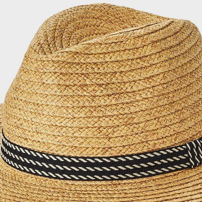 Men's Panama Straw Hat - Goodfellow & Co Brown L/XL