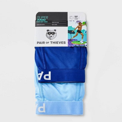 Pair of Thieves Men's SuperCool Boxer Briefs 2pk - Navy Blue M