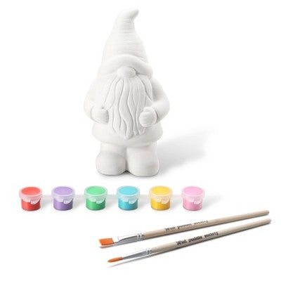 Mud Puddle Society 8pc Gnome Statue Garden Art Kit