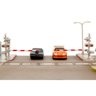 The Fast & The Furious Nano Hollywood Rides Train Scene Diorama
