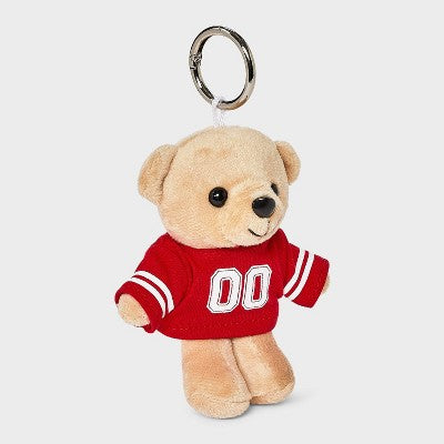 Game Day Bear Bag Charm - Wild Fable Red