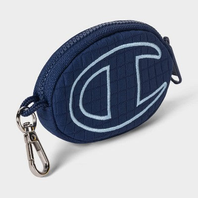 Champion Card Holder and Keychain - Navy