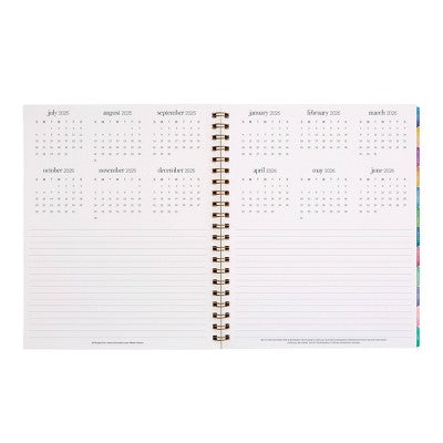 Inspired by Erin Condren 2025-2026 12 month Dated Teacher Lesson Planner Colorblock Lilac, Teacher Supplies