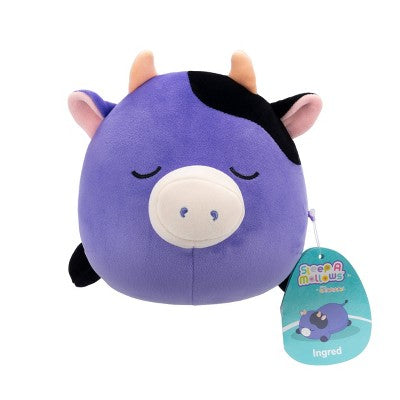 Squishmallows 18" Large Plush Ingred Dark Purple Cow Sleepamallows
