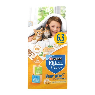 Purina Kitten Chow Nurture Kitten Muscle & Brain DevelopmentChicken Flavor Dry Cat Food - 6.3lbs