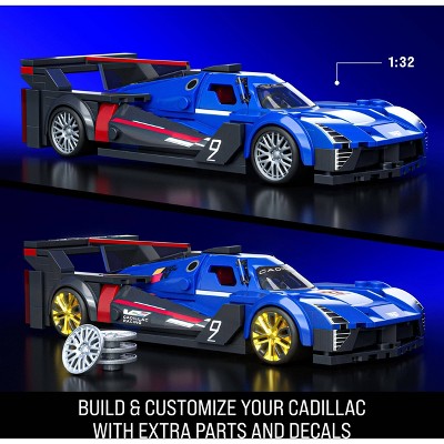 Mattel Brick Shop Hot Wheels Cadillac Project GTP Hypercar Building  - 236pc