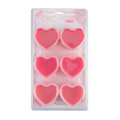 Cook With Color 6pk Small Heart Containers