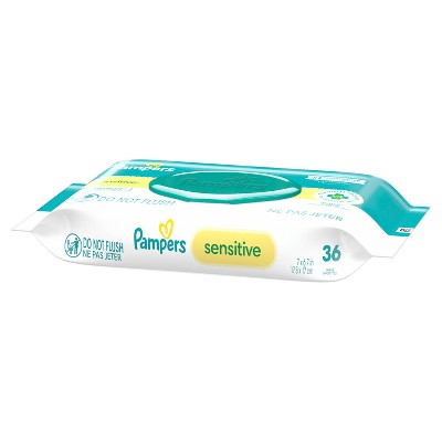 Pampers Sensitive Baby Wipes - 36ct